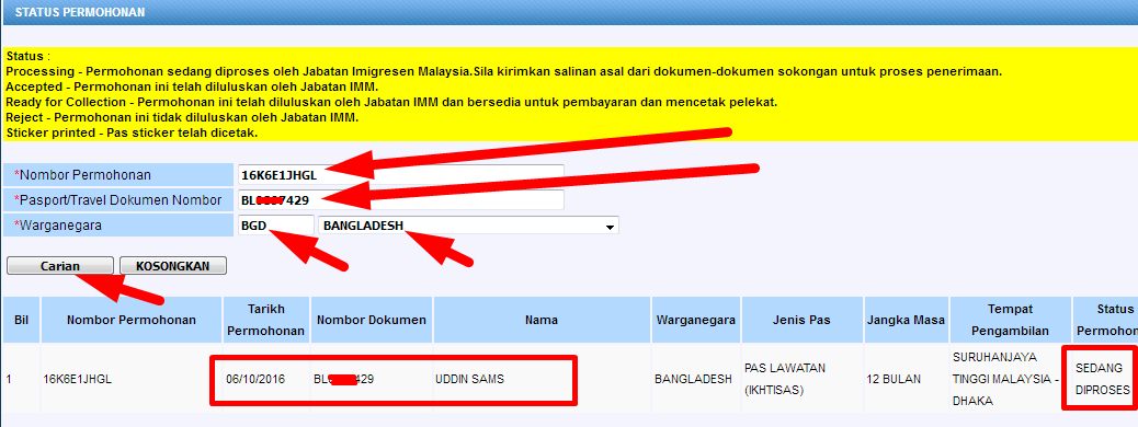 Malaysia Professional Visa Check